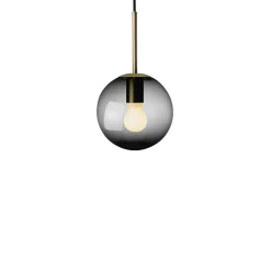 HADELAND GLASSVERK Taklamper|Arkivlamper-TAKLAMPE 4014 RØKGRÅ