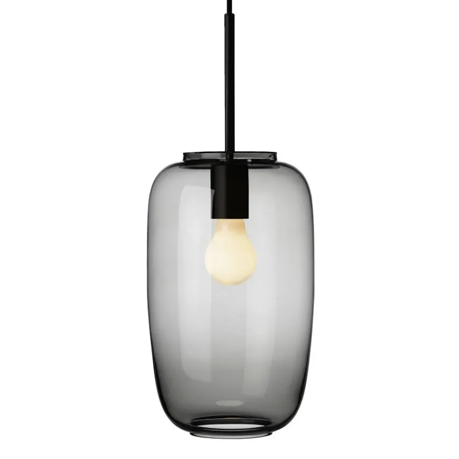 HADELAND GLASSVERK AS Taklamper|Arkivlamper-Taklampe 4178 Røkgrå