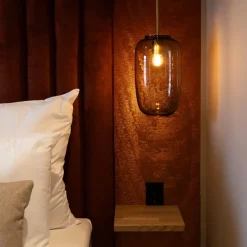 HADELAND GLASSVERK AS Taklamper|Arkivlamper-Taklampe 4178 Røkgrå