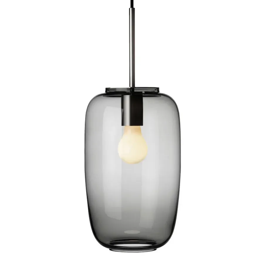 HADELAND GLASSVERK AS Taklamper|Arkivlamper-Taklampe 4178 Røkgrå