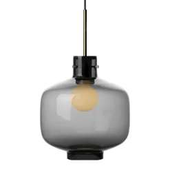 HADELAND GLASSVERK AS Taklamper|Arkivlamper-Taklampe 4180 Røkgrå