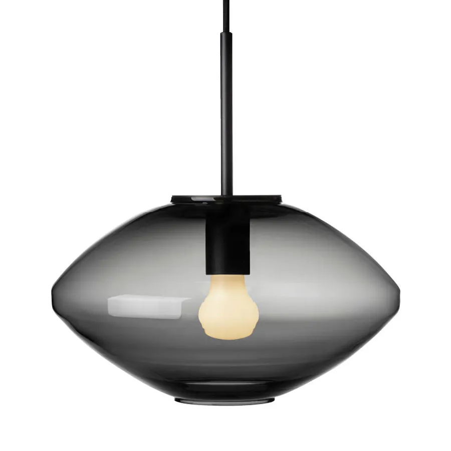 HADELAND GLASSVERK AS Taklamper|Arkivlamper-Taklampe 4280 Røkgrå