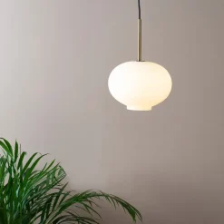 HADELAND GLASSVERK AS Taklamper|Arkivlamper-Taklampe 4169 Small Matt Hvit