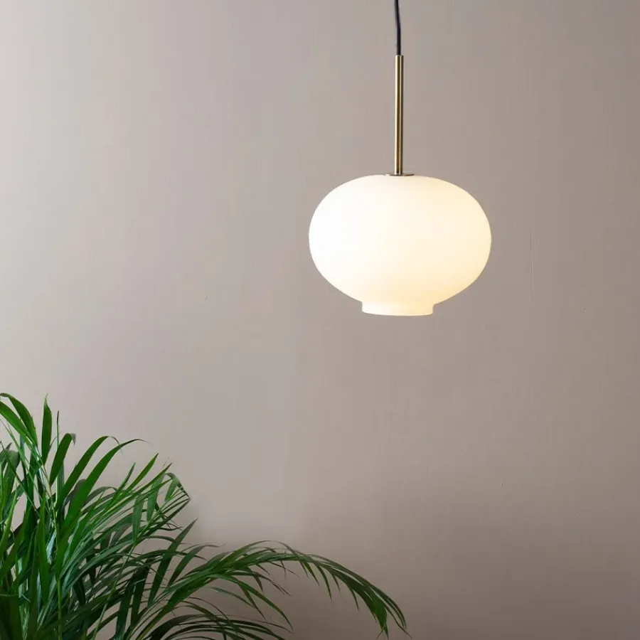 HADELAND GLASSVERK AS Taklamper|Arkivlamper-Taklampe 4169 Small Matt Hvit