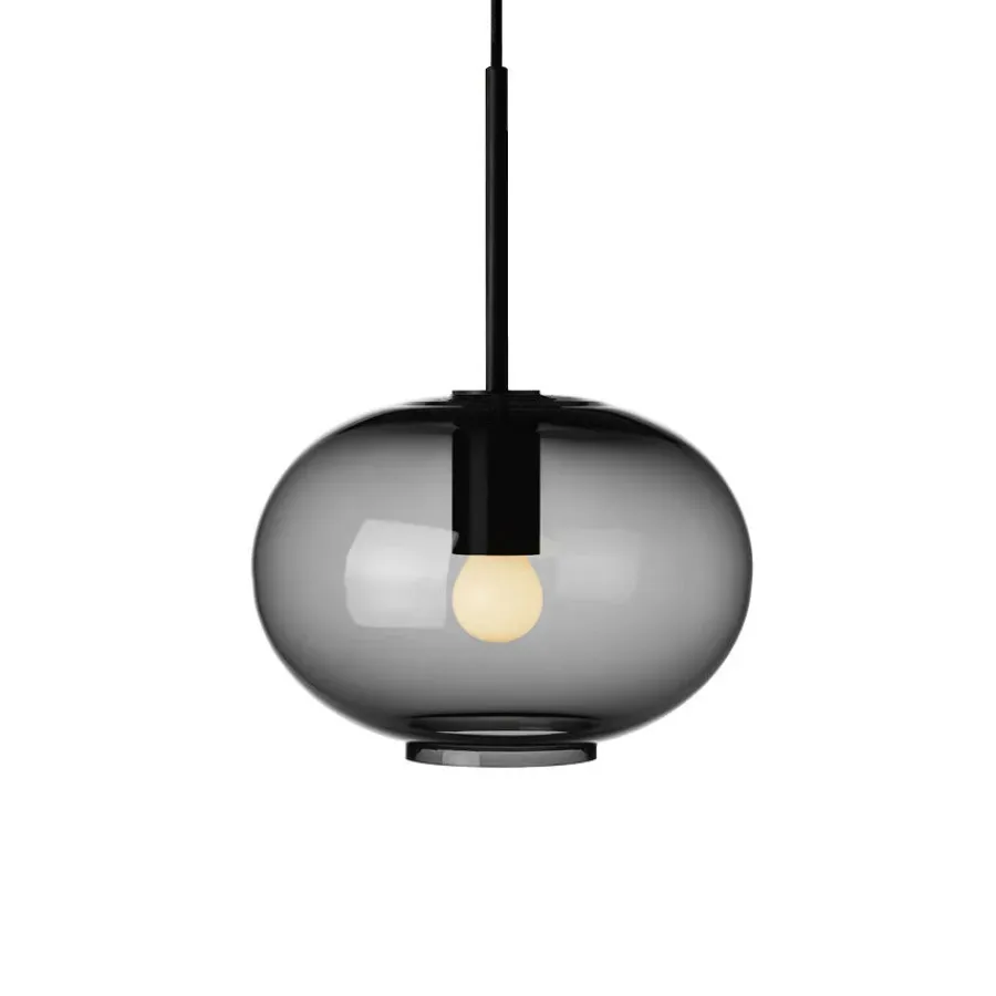 HADELAND GLASSVERK AS Taklamper|Arkivlamper-Taklampe Small 4169 Røkgrå