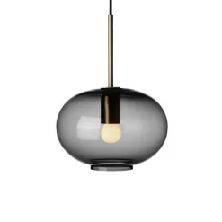 HADELAND GLASSVERK AS Taklamper|Arkivlamper-Taklampe Small 4169 Røkgrå