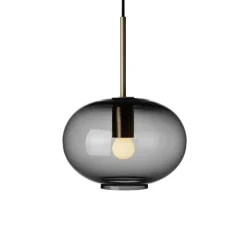 HADELAND GLASSVERK AS Taklamper|Arkivlamper-Taklampe Small 4169 Røkgrå