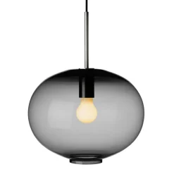 HADELAND GLASSVERK AS Taklamper|Arkivlamper-Taklampe Small 4169 Røkgrå