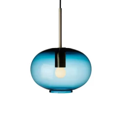 HADELAND GLASSVERK AS Taklamper|Arkivlamper-Taklampe 4169 Small Stålblå