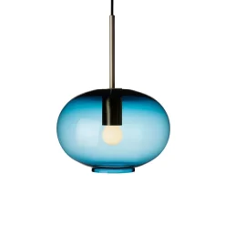 HADELAND GLASSVERK AS Taklamper|Arkivlamper-Taklampe 4169 Small Stålblå