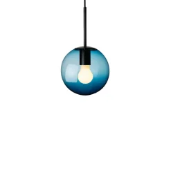 HADELAND GLASSVERK Taklamper|Arkivlamper-TAKLAMPE 4014 STÅLBLÅ