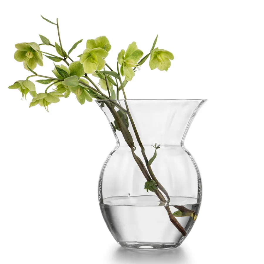 HADELAND GLASSVERK AS Vaser-VASE DAISY OPTIKK KLAR 21 CM