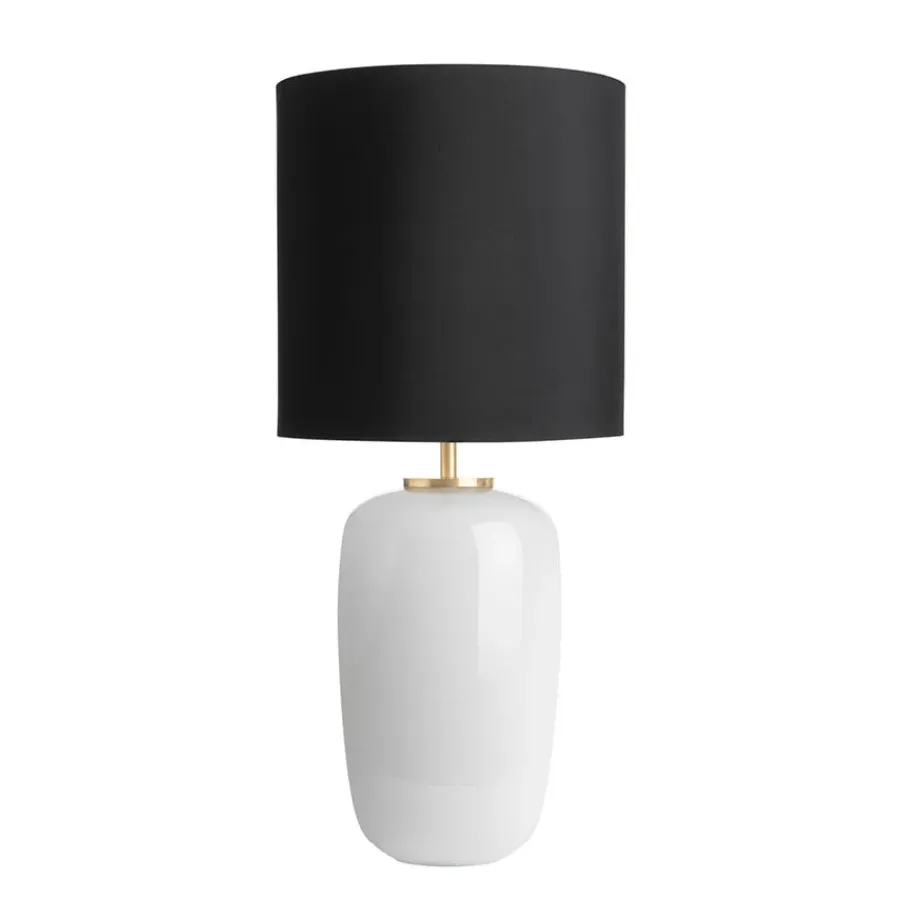 HADELAND GLASSVERK Bordlamper|Bordlamper-VEGA BORDLAMPE HVIT FOT