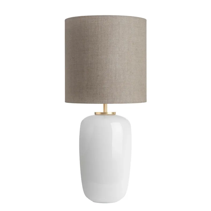 HADELAND GLASSVERK Bordlamper|Bordlamper-VEGA BORDLAMPE HVIT FOT