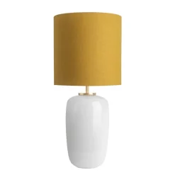 HADELAND GLASSVERK Bordlamper|Bordlamper-VEGA BORDLAMPE HVIT FOT