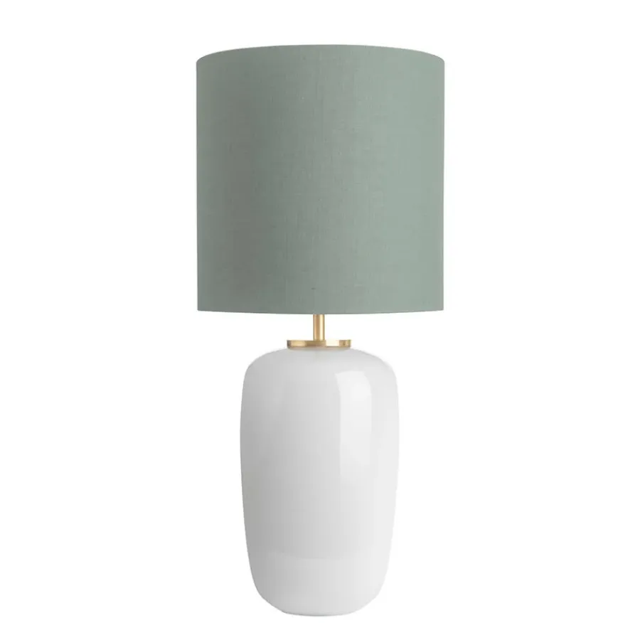 HADELAND GLASSVERK Bordlamper|Bordlamper-VEGA BORDLAMPE HVIT FOT