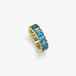 HADELAND GLASSVERK Ringer|Ringer-VERA RING BLÅ