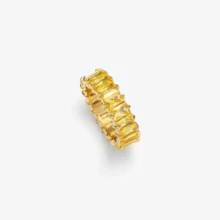 HADELAND GLASSVERK Ringer|Ringer-VERA RING GUL