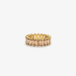 HADELAND GLASSVERK Ringer|Ringer-VERA RING LYS KAKAO
