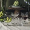 HADELAND GLASSVERK Vinglass-VICTORIA GLASS MED STETT RUTESLIP 35 CL 2PK