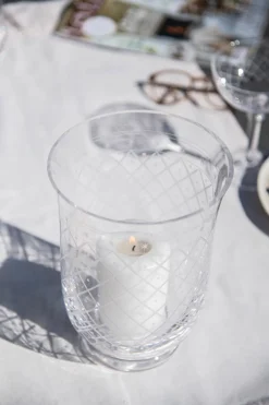 HADELAND GLASSVERK Lyslykter Og Lanterner-VICTORIA LYSLYKT RUTESLIP 22 CM
